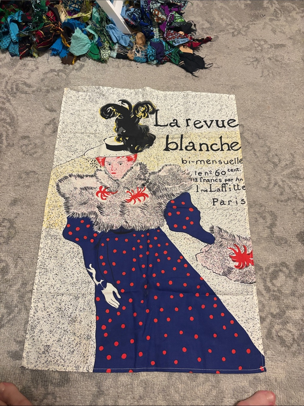 Toulouse Lautrec cotton print